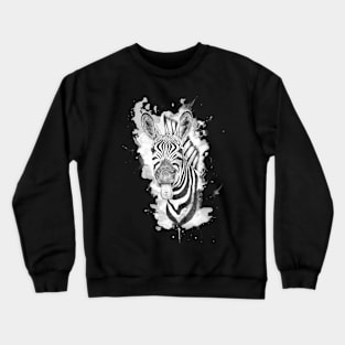 Love and Stripes - zebra black Crewneck Sweatshirt